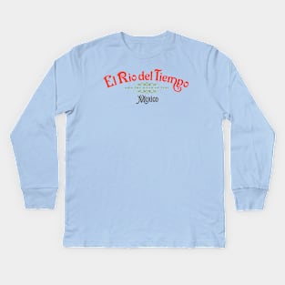 El Rio del Tiempo Vintage Kids Long Sleeve T-Shirt